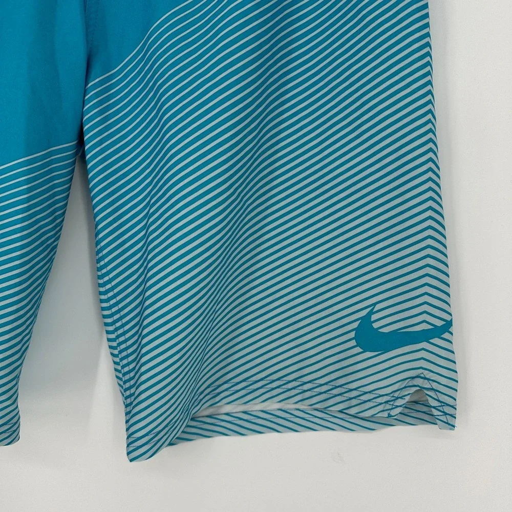 Nike Medium Board Shorts swimwear Mens blue size 34 drawstring